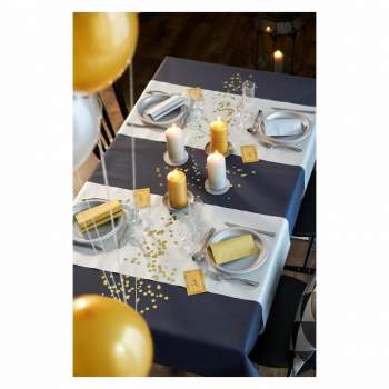 Dunicel Tete-a-Tete, Silver - šerpa 40 cm x 4,8 m